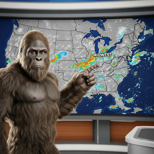 Bigfoot Weatherman