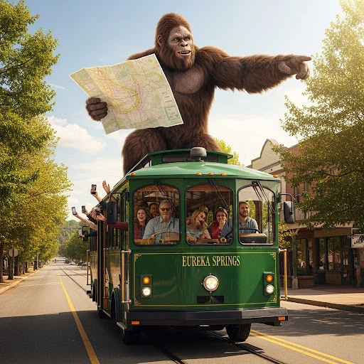 Bigfoot on the trolley